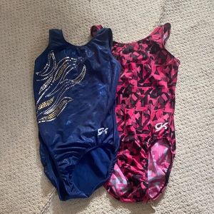 2 gk woman’s size small gymnastics leotard